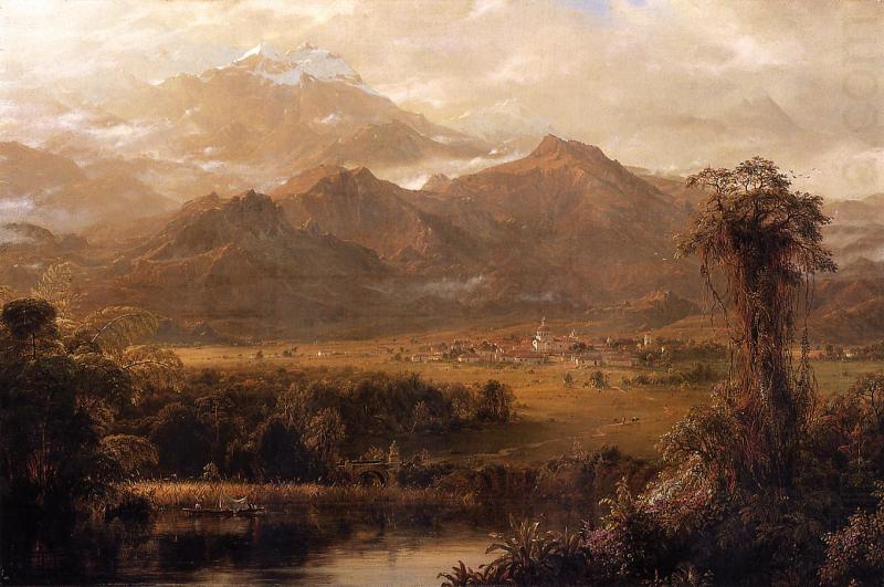 Frederic Edwin Church Mountains of Ecuador china oil painting image